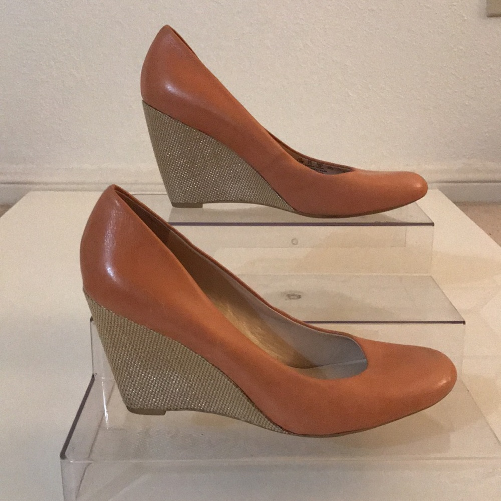 Franco sarto-peach wedges-7.5M